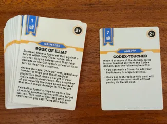Daggerheart - Codex Domain Cards