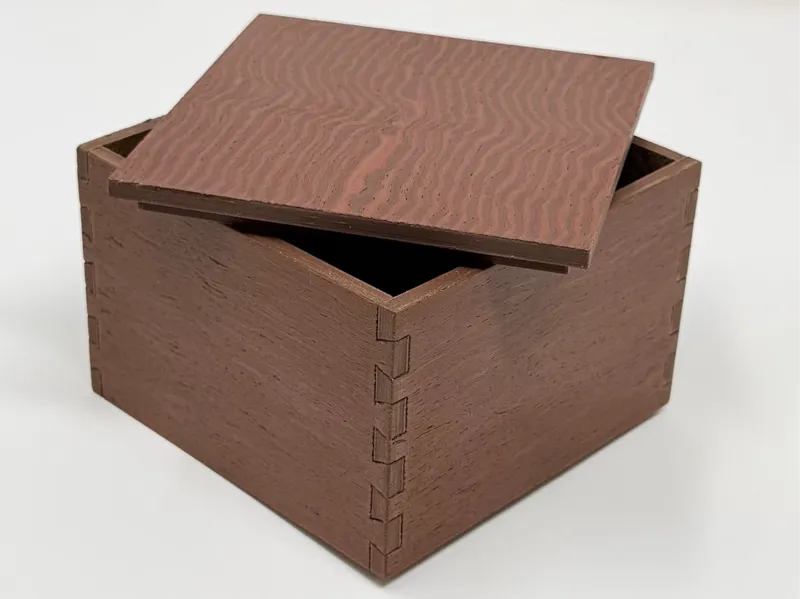 Wood Veneer & a Dovetail Box with Lid