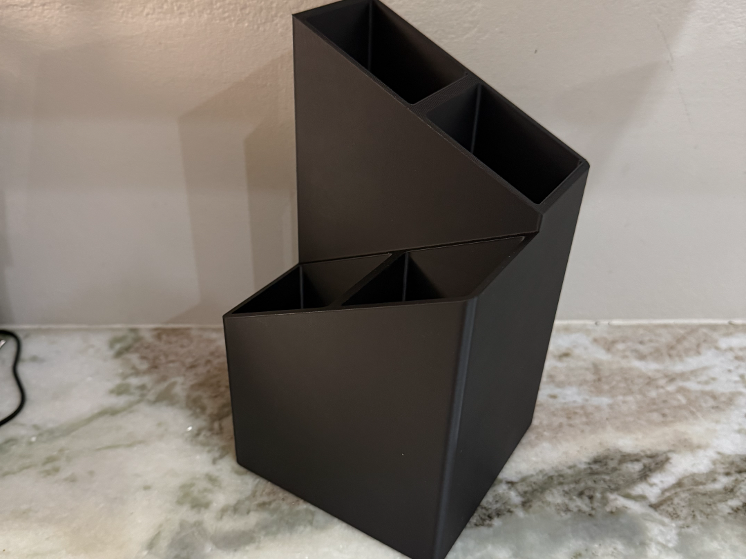 Multi-Compartment Zip Tie Cable Tie Pencil Holder
