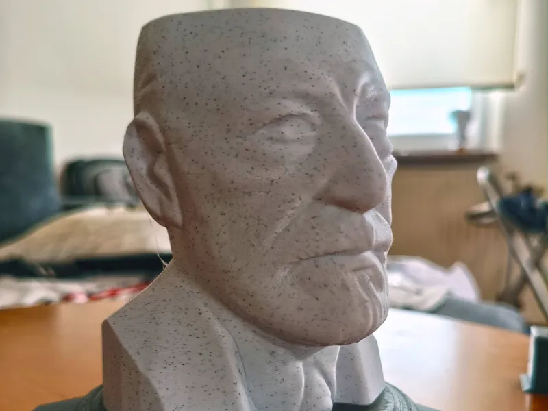 3D Printed Freud Planter – Brainy Pot for Office
