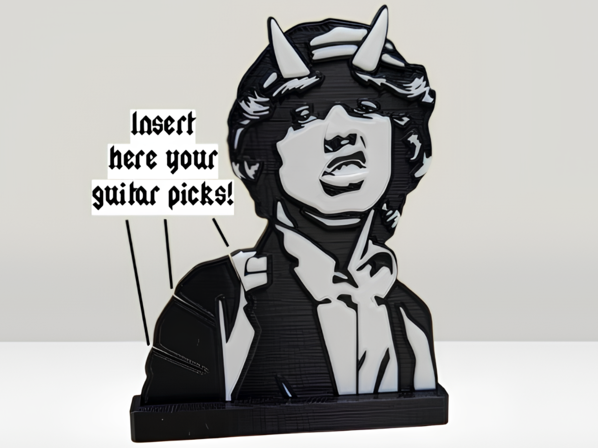 Guitar Picks Holder - Angus ACDC