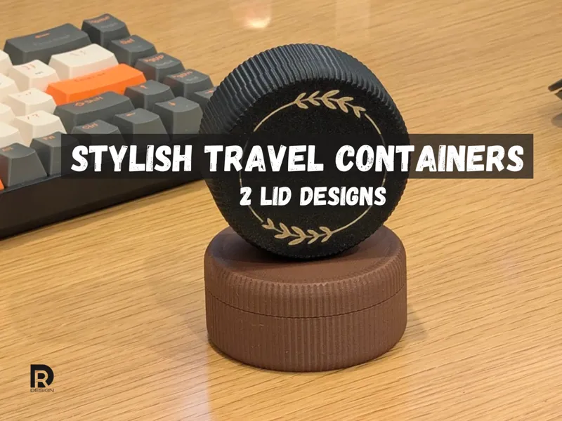 Small Pleated Travel Containers / Gift box