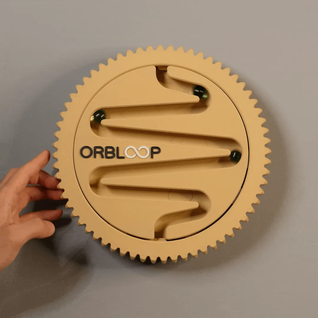 OrbLoop – the Marble Run Fidget view 4