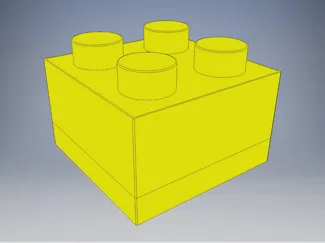 Brick storage box