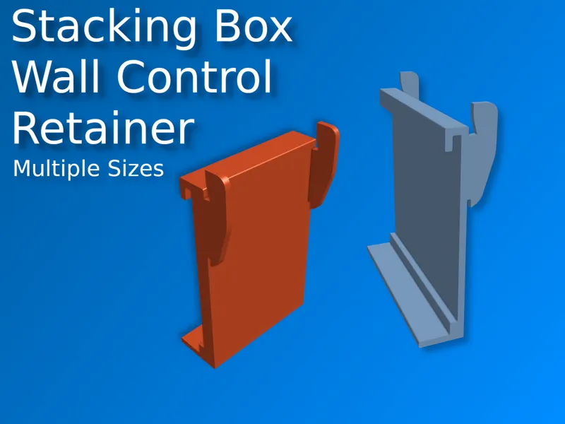 Stacking Box Wall Control Retainer