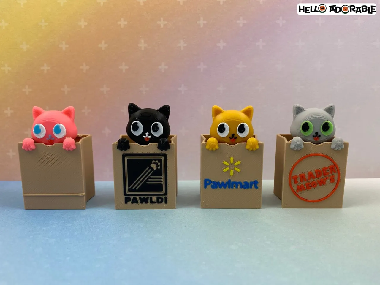 Cat in a Paper Bag Clicker Fidget Toy view 4