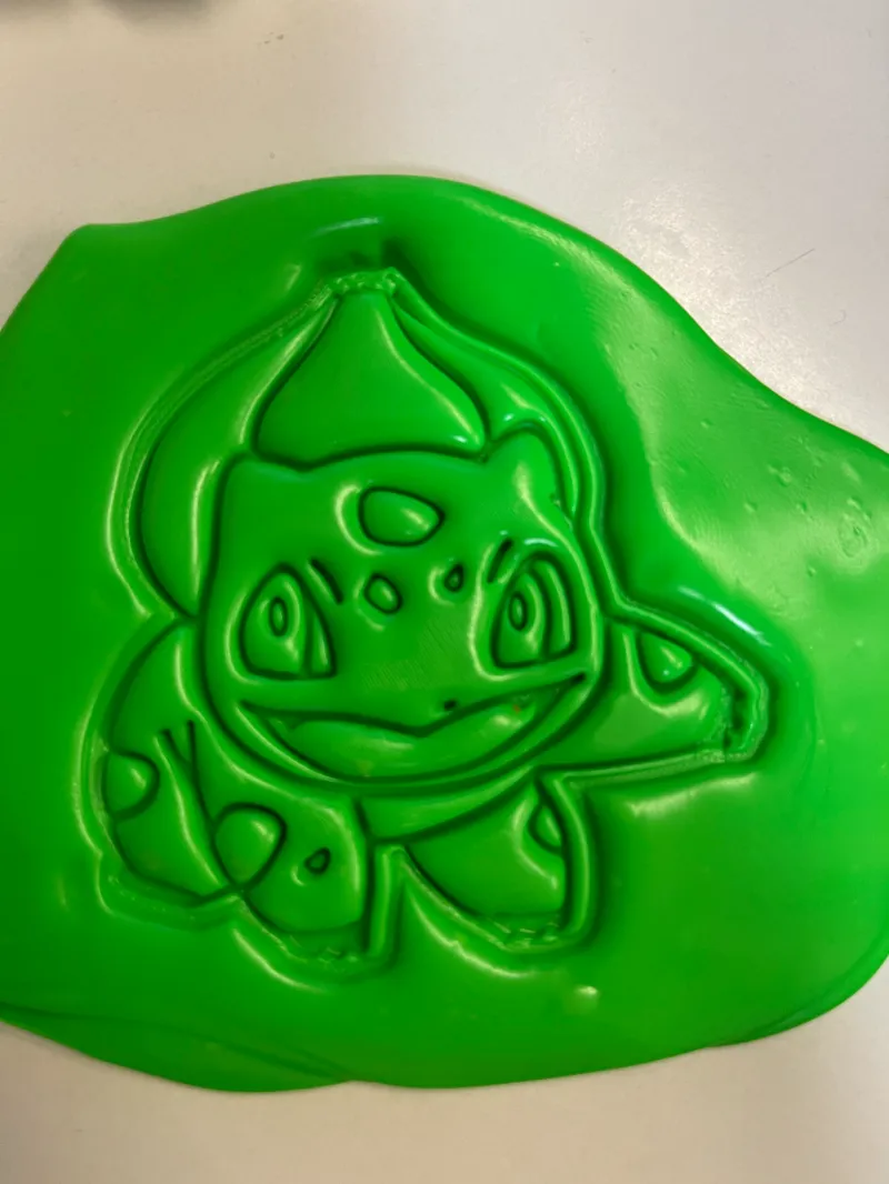 Bulbasaur pokímon cutter cookie