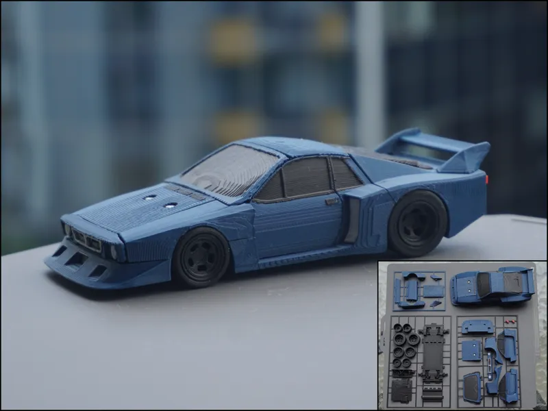 Lancia Beta Montecarlo Group 5 kit card 1/32