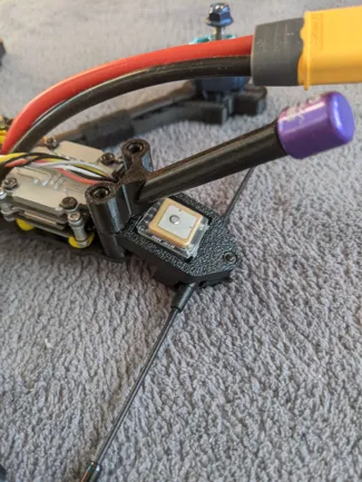 TBS Source One V5 FTP GPS/RX Antenna mount