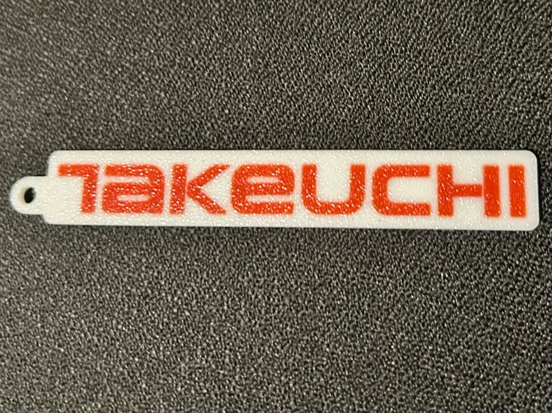 Takeuchi Logo Keychain