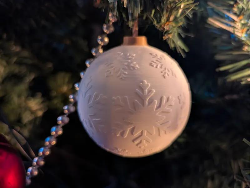Christmas Ornament with Hook