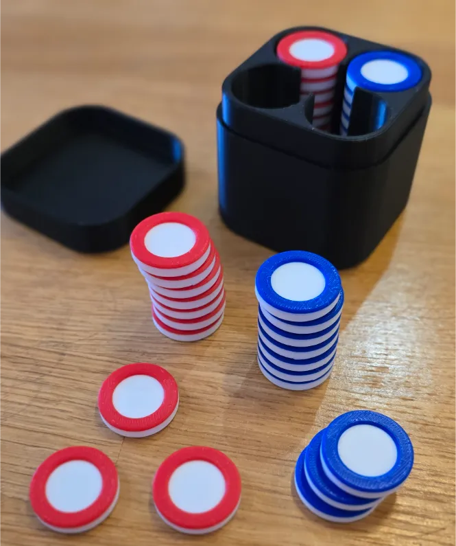 Pions jeu de dames / Checkers game pawns