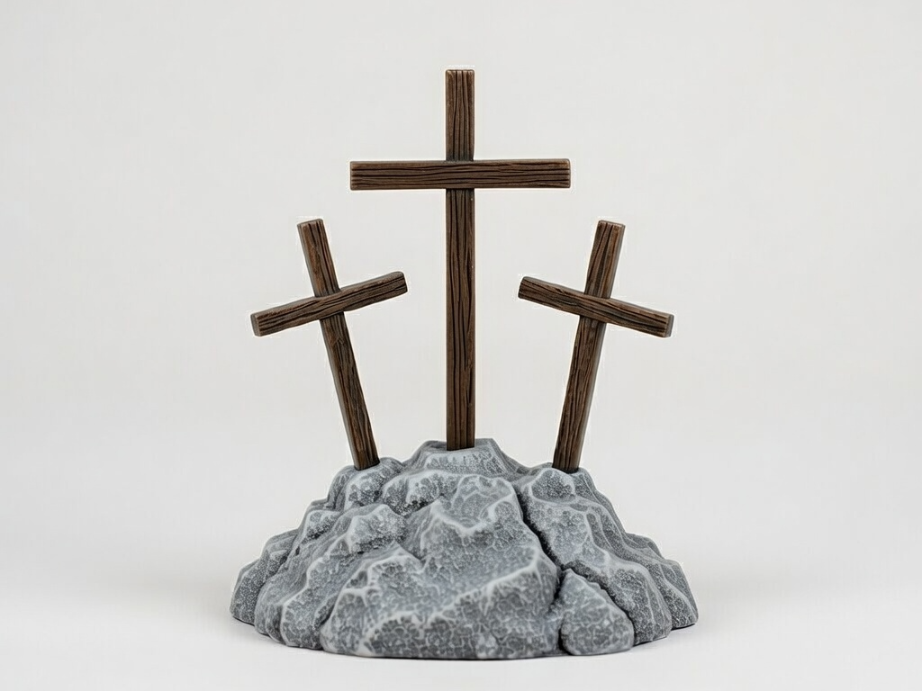 Crosses of Calvary Desk Decoration