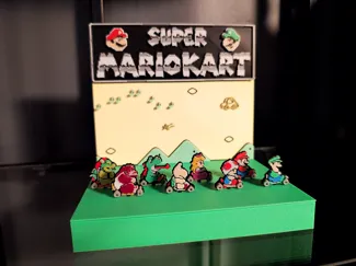 Mario Kart - Title Screen Diorama