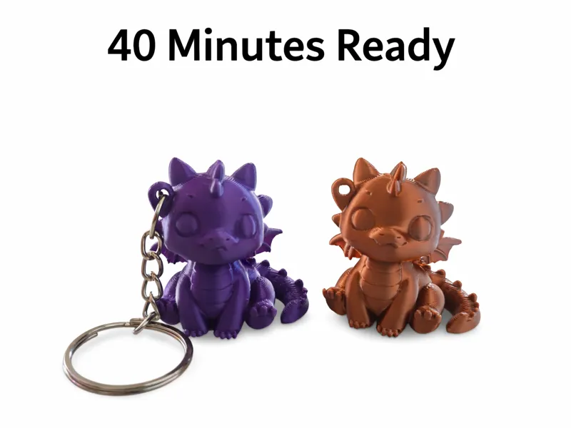 Baby Dragon Figurine / Keychain