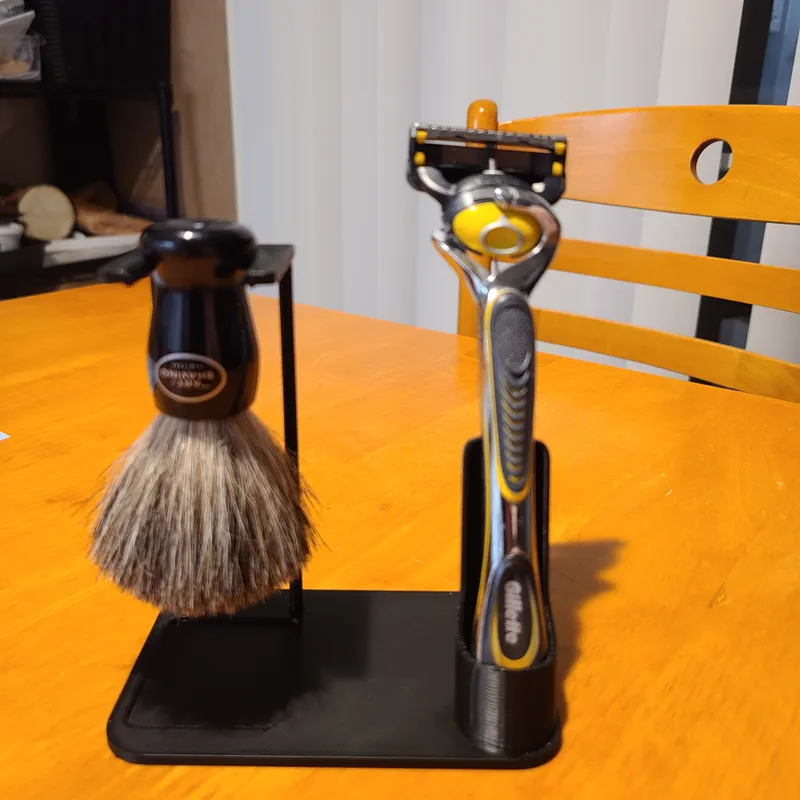 Razor Stand with Shaving brush holder