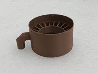 100 mm [Downward Facing Pipe (0.2mm layer, tree support)]