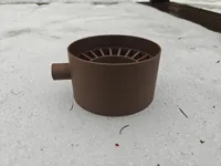 100 mm [Straight Pipe (0.2mm layer, tree support)]