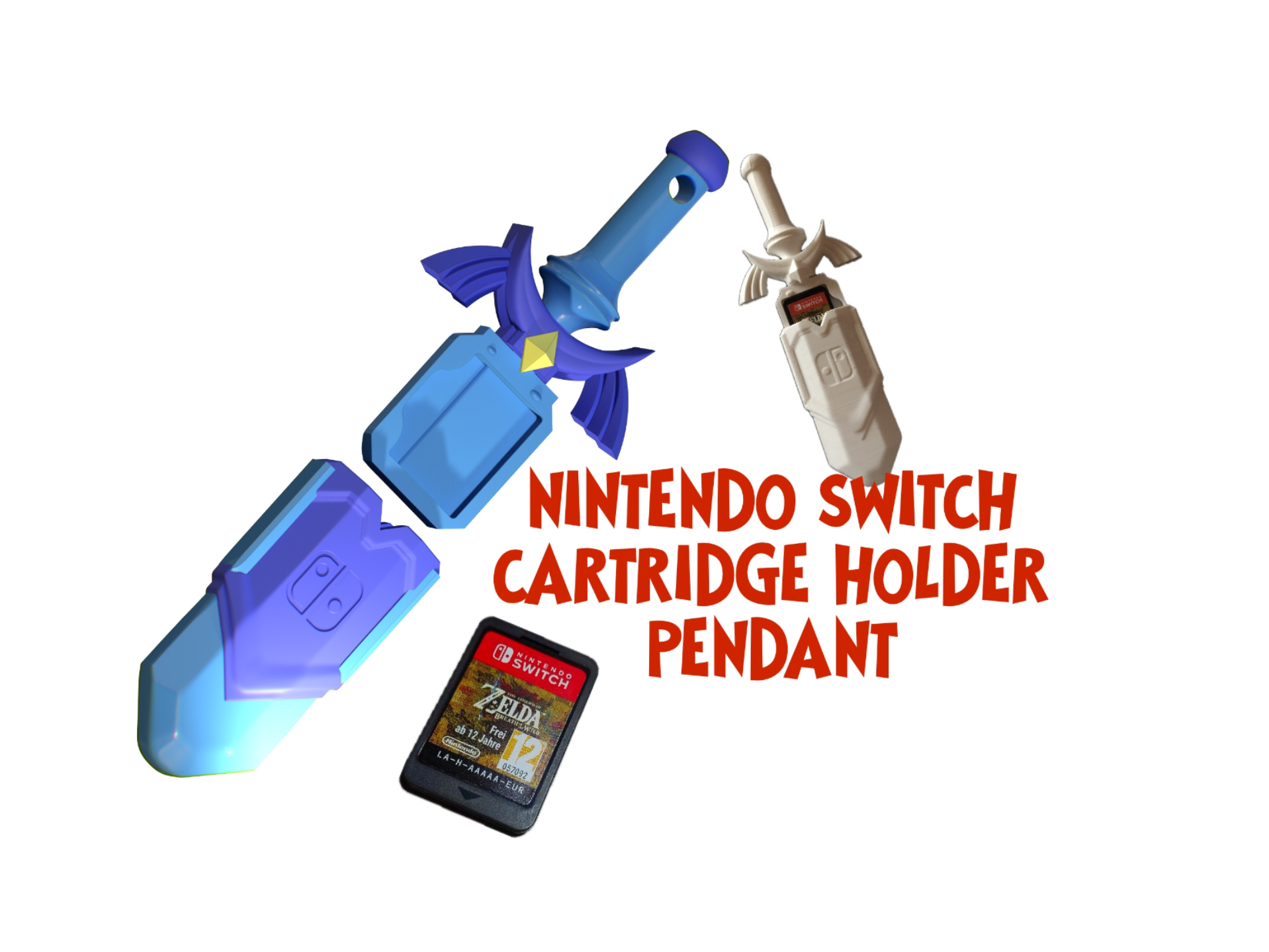 Nintendo Switch Cartridge Pendant Zelda