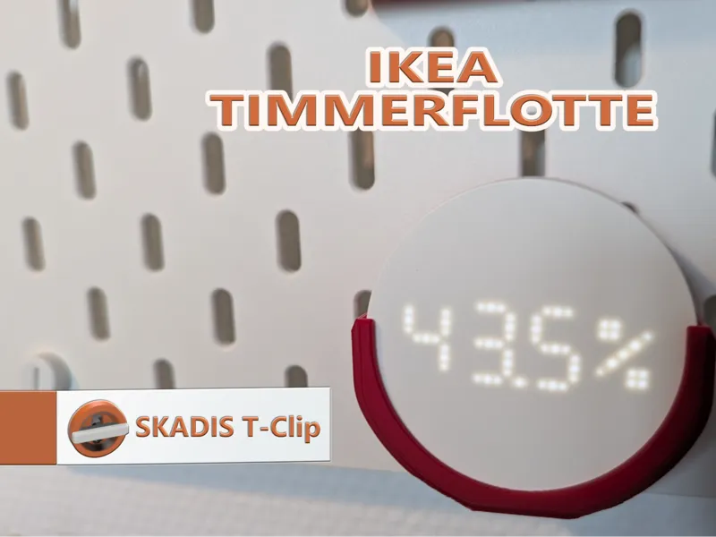IKEA Timmerflotte SKADIS T-Clips