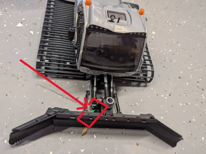 Bruder - Schneeschieber Verstellung / Snow Shovel