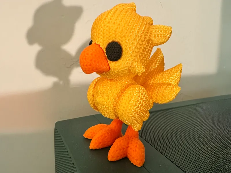 Knitted Chocobo