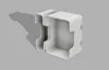 Cable tie mounting holes