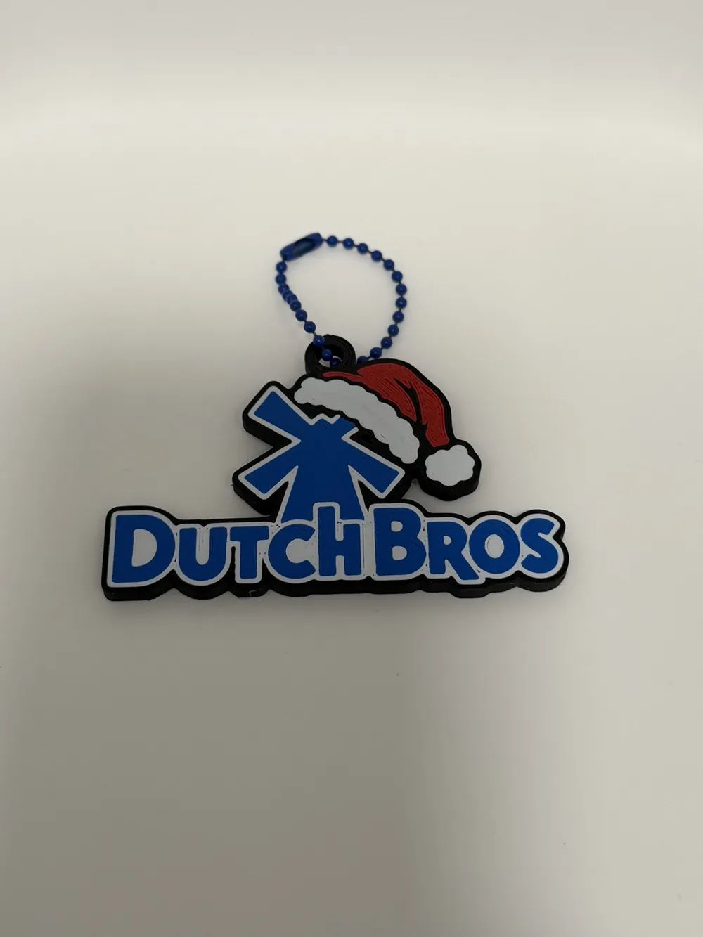 Dutch Bros Santa Hat Keychain - Free 3D Print Model - MakerWorld