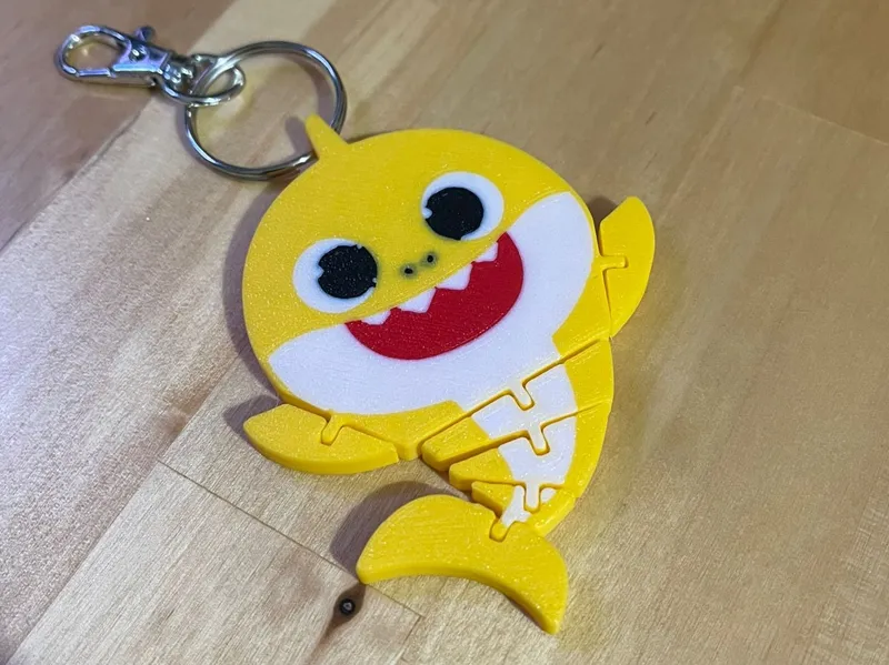 Baby Shark Flexi Keychain - No AMS needed
