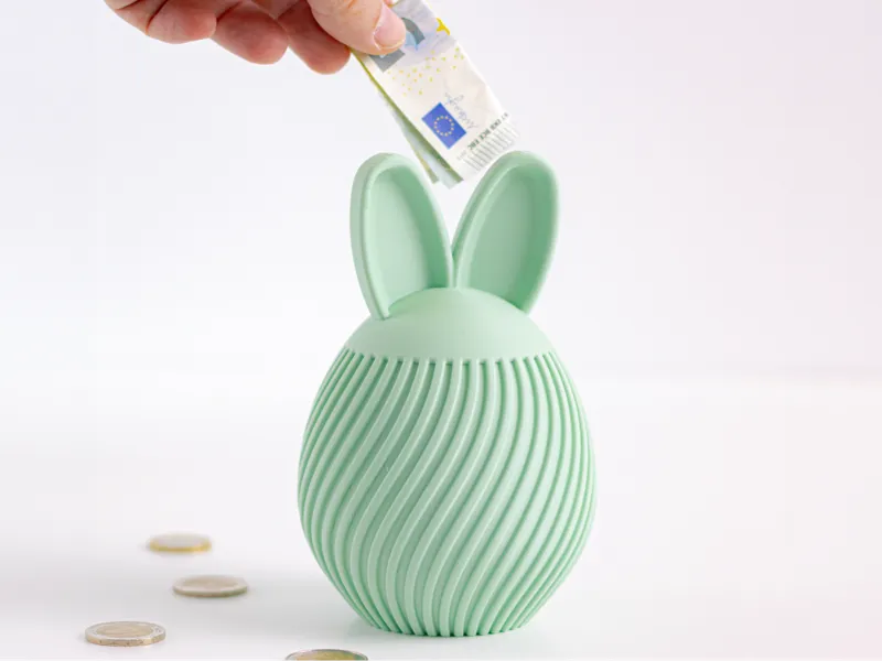 Easter Bunny Piggy Bank