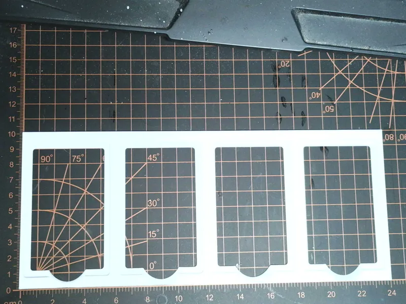 4 business card jig for xTool slide attachment 