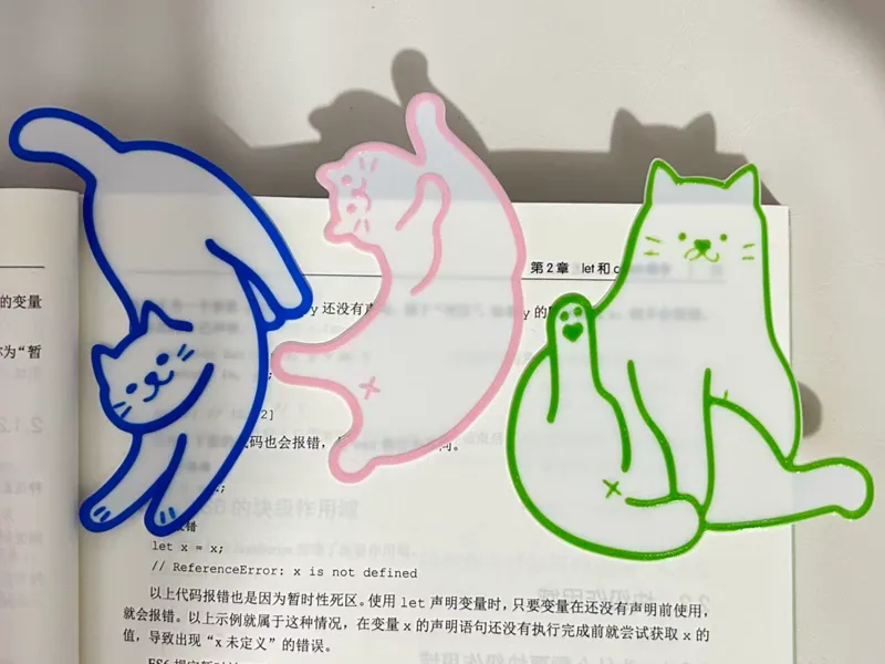 可爱的猫咪书签