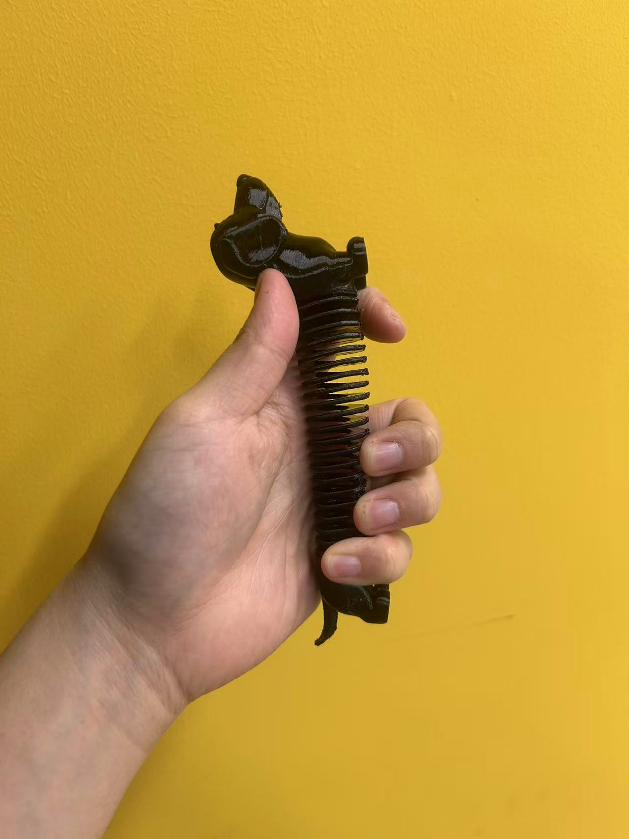 Miniatura 1 do modelo 3D 弹簧腊肠狗