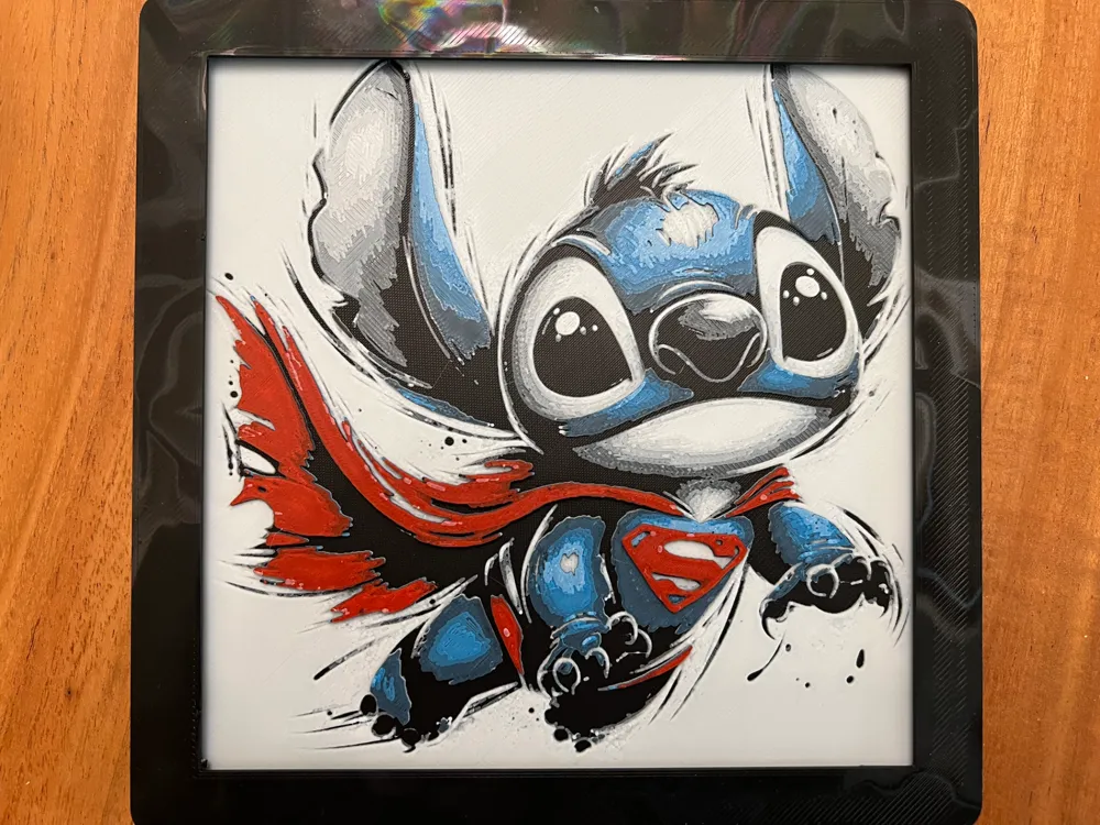 Stitch Dressed as Superman