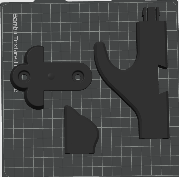 Miniatura 2 do modelo 3D Stackable Katana wall mount Sword holder 