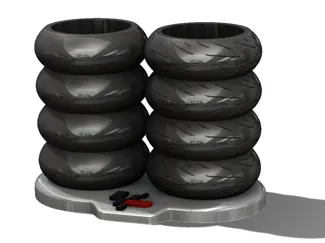 Pen Holder for Motorcycle Enthusiasts MotoGP Fans