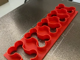 Cookie cutter bone-shaped