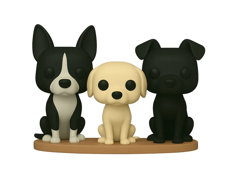 Os Três Viralatas Pop Funko
