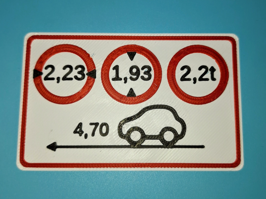 Parametric Vehicle Reference Card Credit Card Size