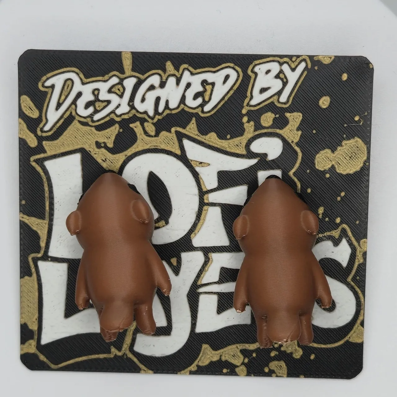 Beaver Chomper Earrings view 3
