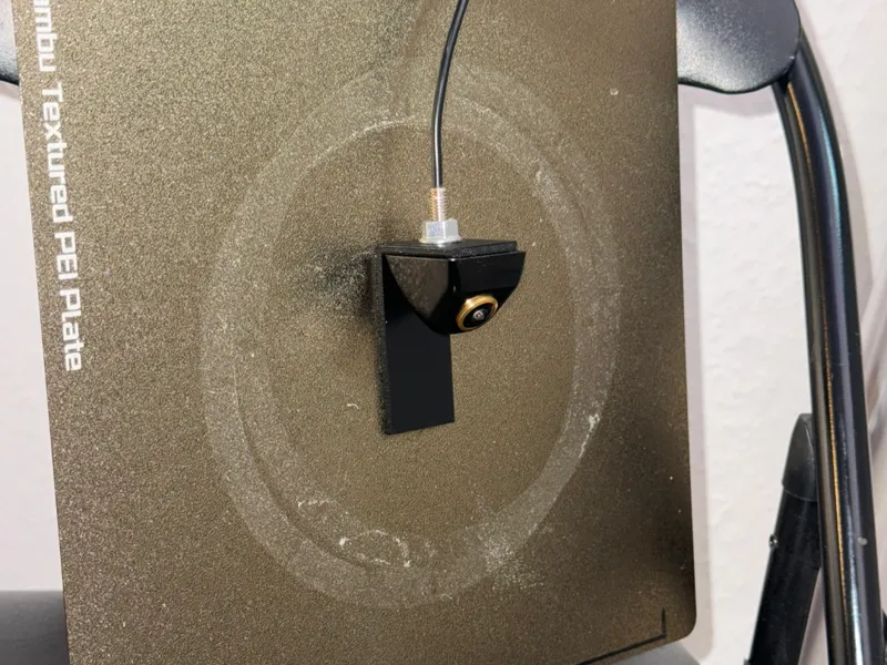 Rear view camera holder with 6,5 mm hole