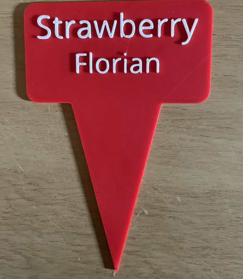 Gardening Marker For Florian Strawberries
