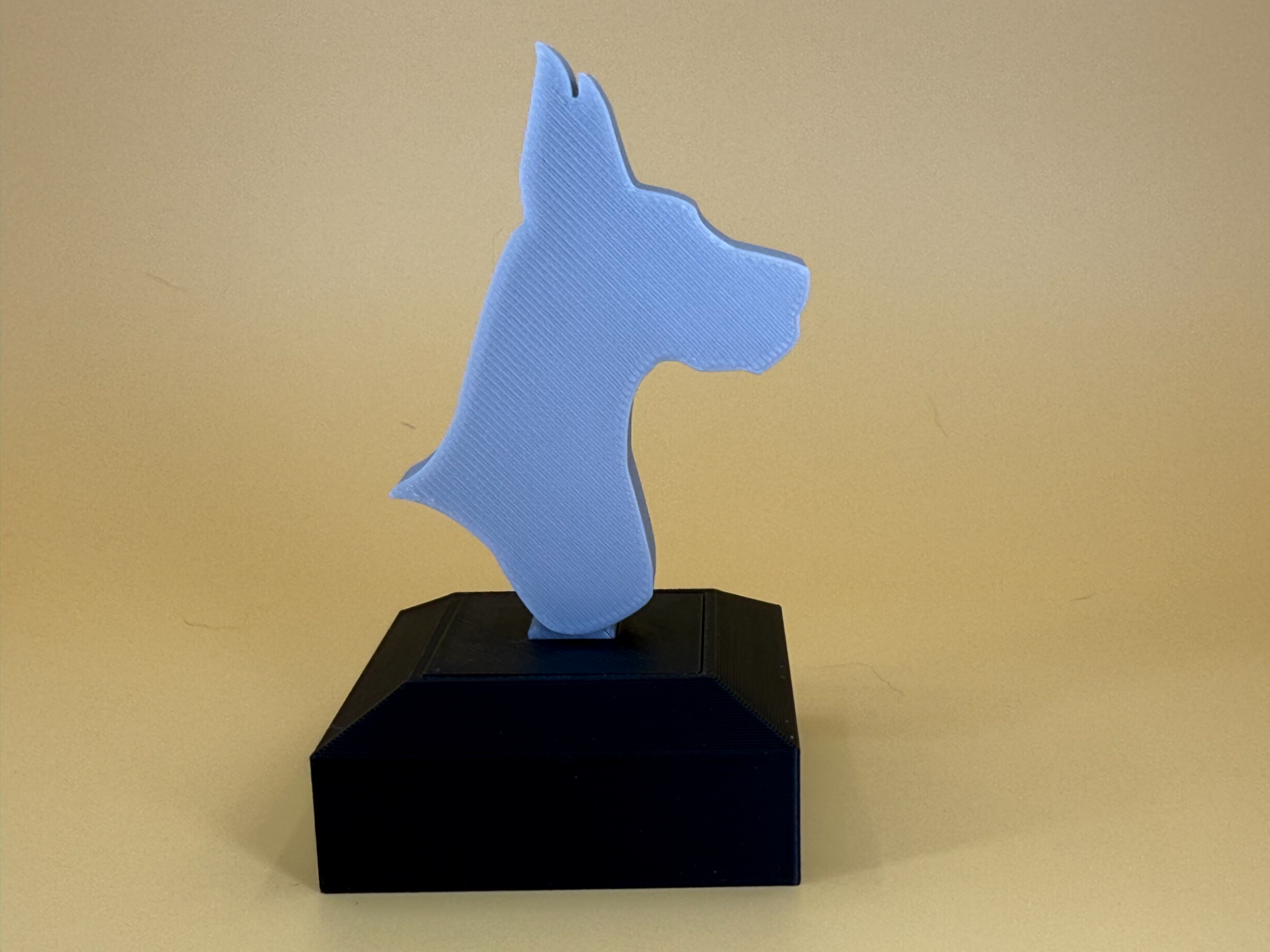 Great Dane (profile) dog Trophy