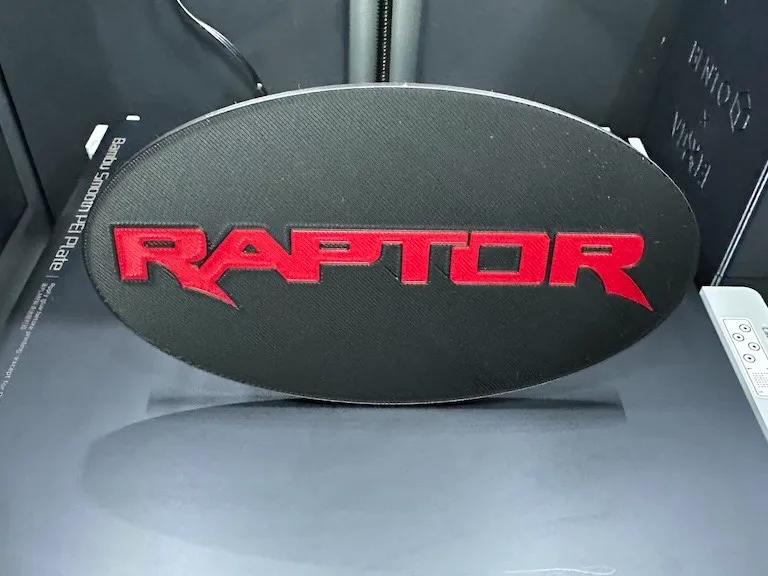 Ford Raptor Oval Hitch Cover