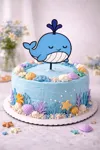 Caketopper-Whale