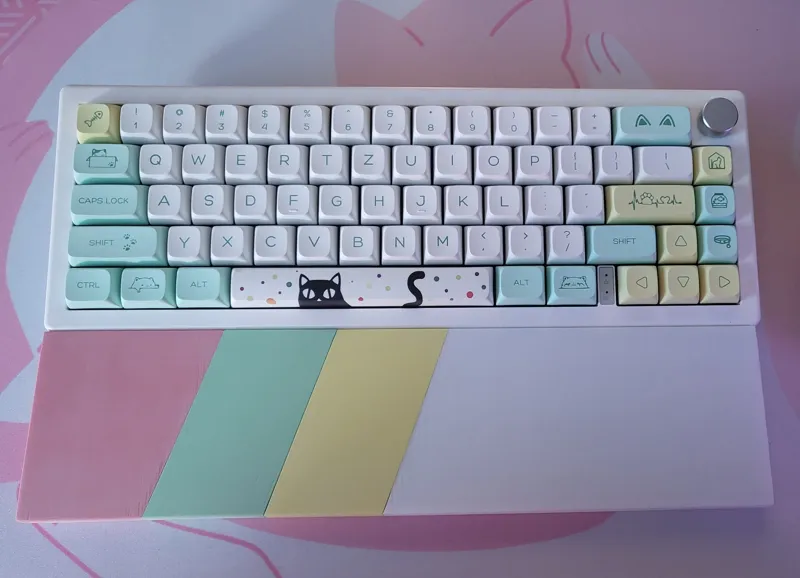 Multicolor Wrist Rest 4 Pieces