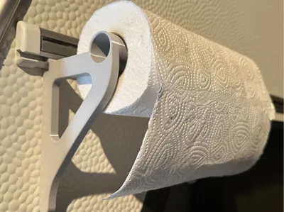 Keder Rail Holder - Kitchen Roll + Hooks