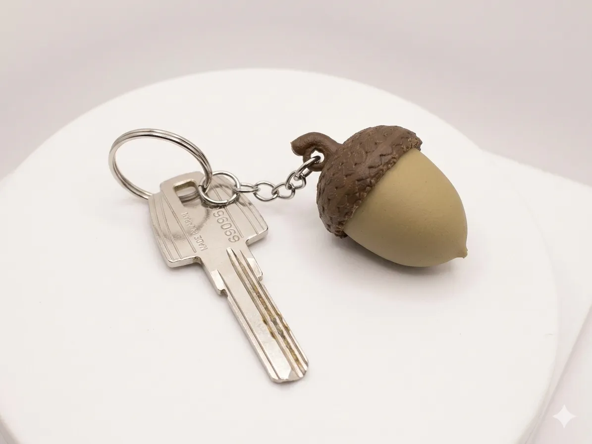 Acorn (earrings, keychain and decoration) view 4