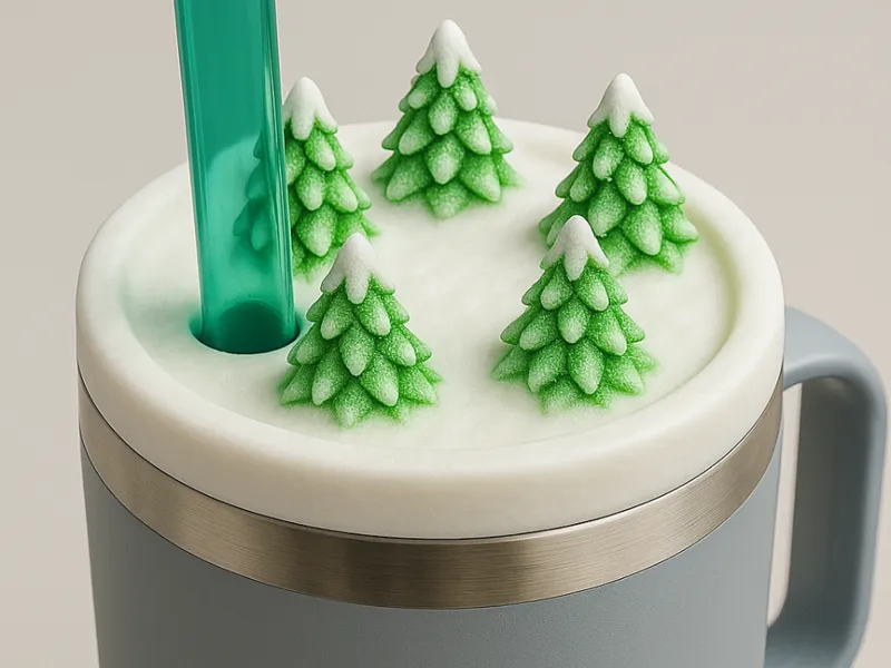 Winter Pine Stanley Topper – 30oz & 40oz Edition