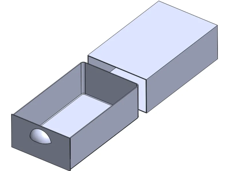 Simple Drawer (interior 95x158x52 mm)